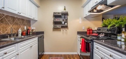 CDA Student Housing Equipped Kitchen